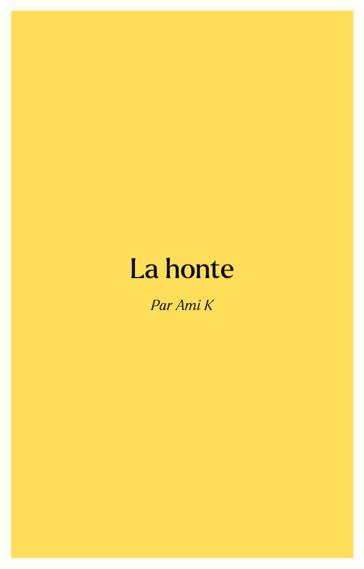 Couverture de La honte