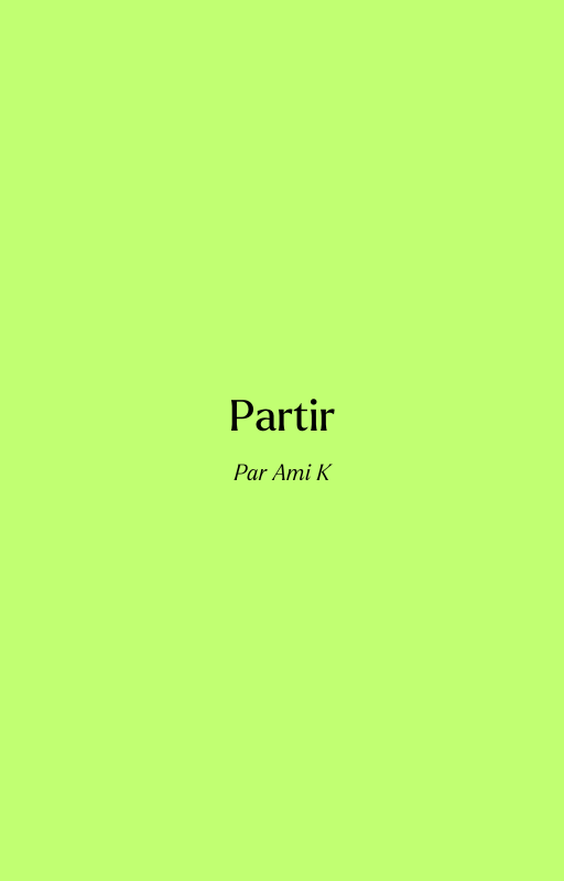 Couverture de Partir